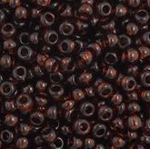 11/0 Preciosa Seed Beads Transparent Brown #34934